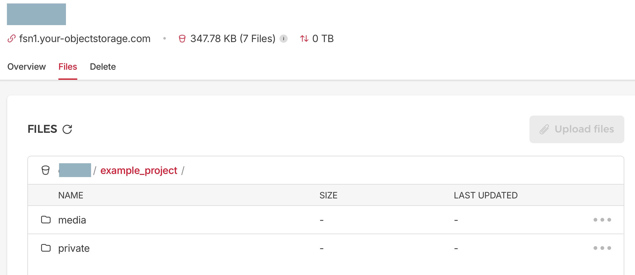Hetzner Object Storage