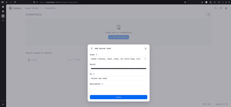 Add Credential 1