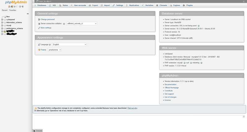 PHPMyadmin