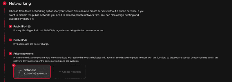Hetzner Private Network