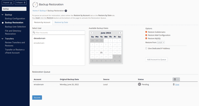 Screenshot Description