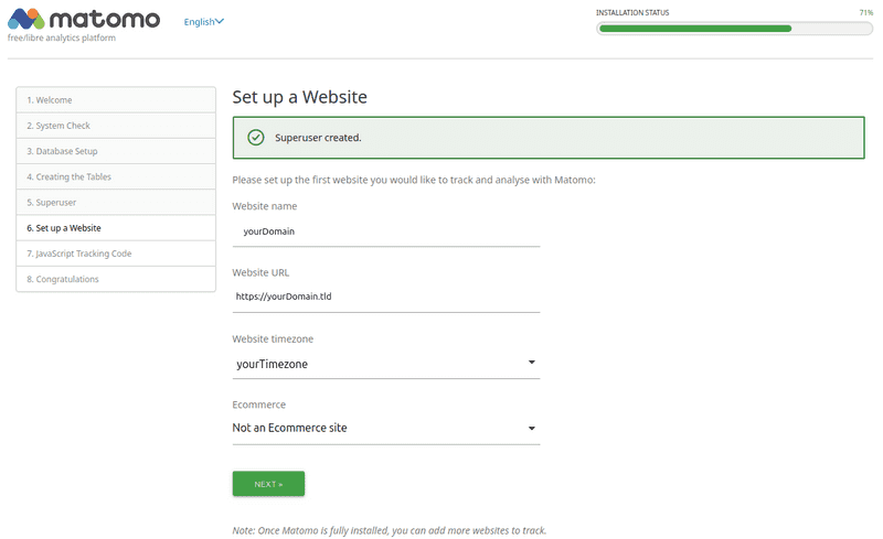 MatomoWebsite