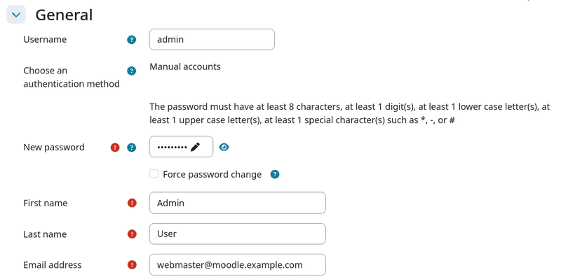 08 Moodle admin login