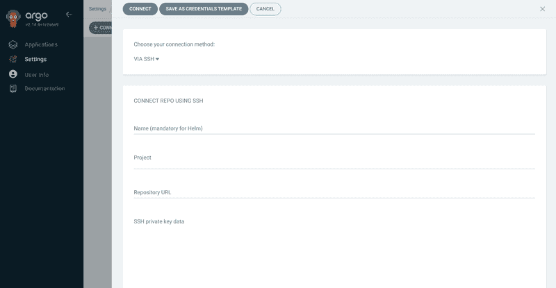 Argo Repo Settings