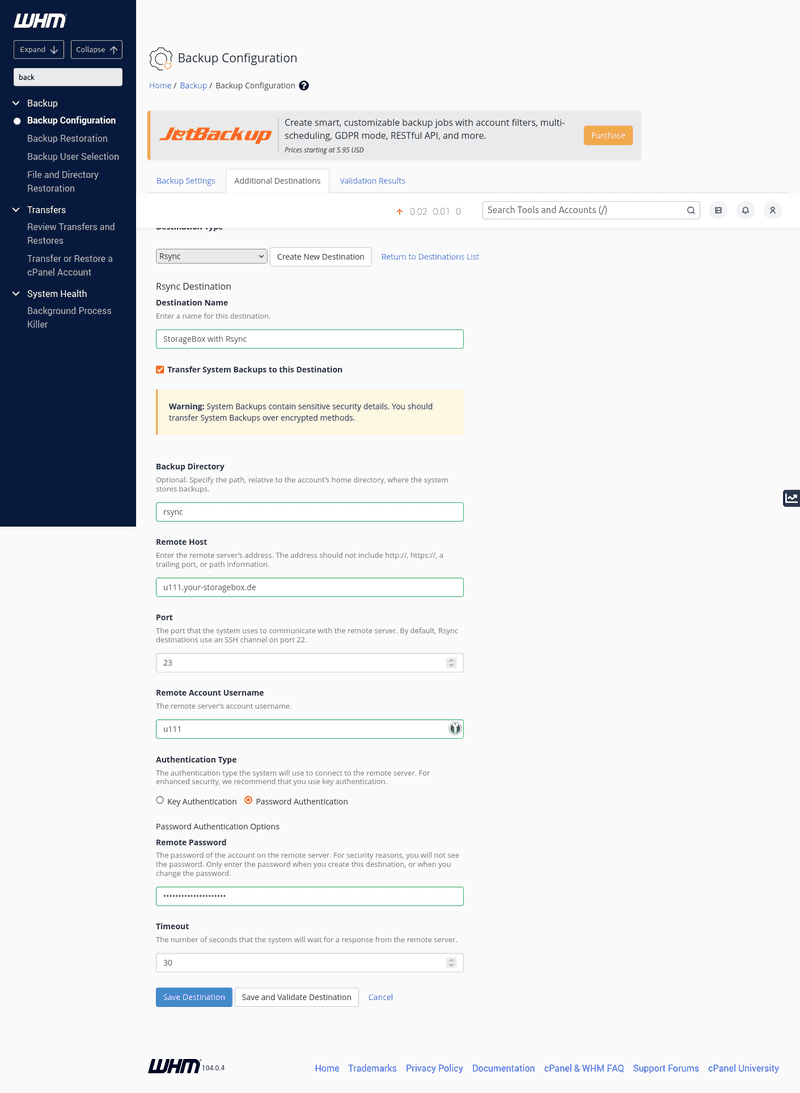 Screenshot Description