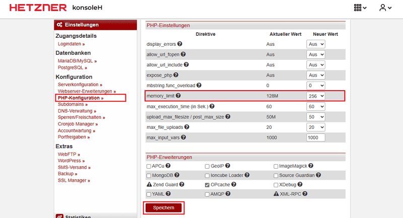 02 konsoleH memory limit de