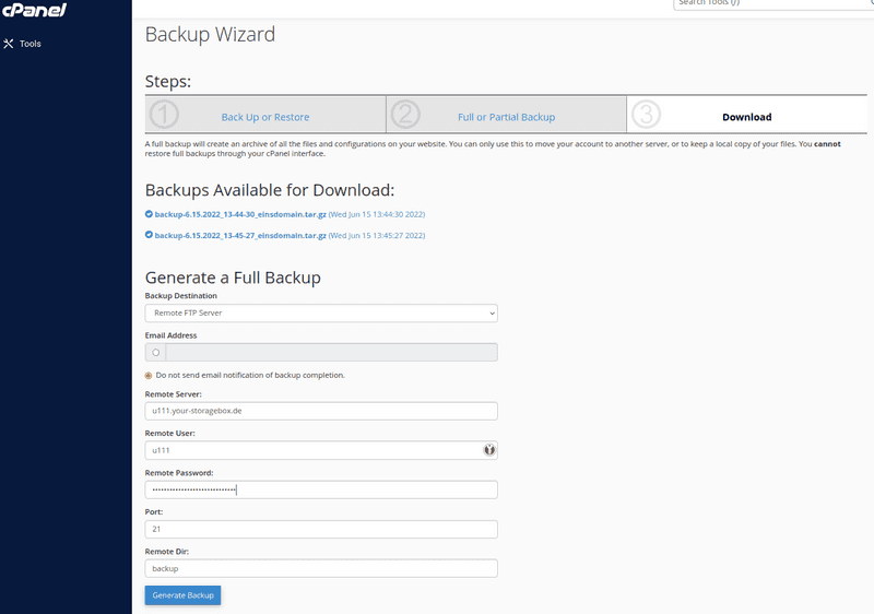 Screenshot Description