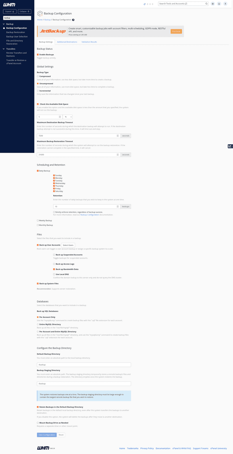 Screenshot Description