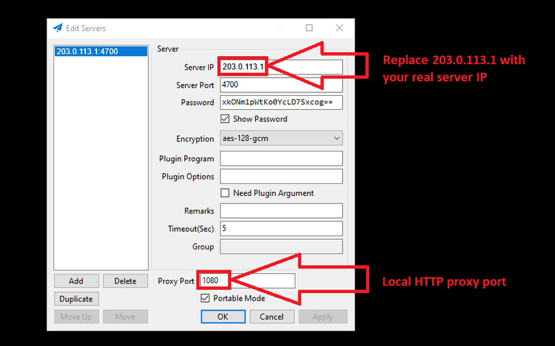 Shadowsocks for Windows