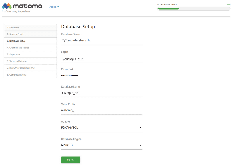 MatomoDatabase