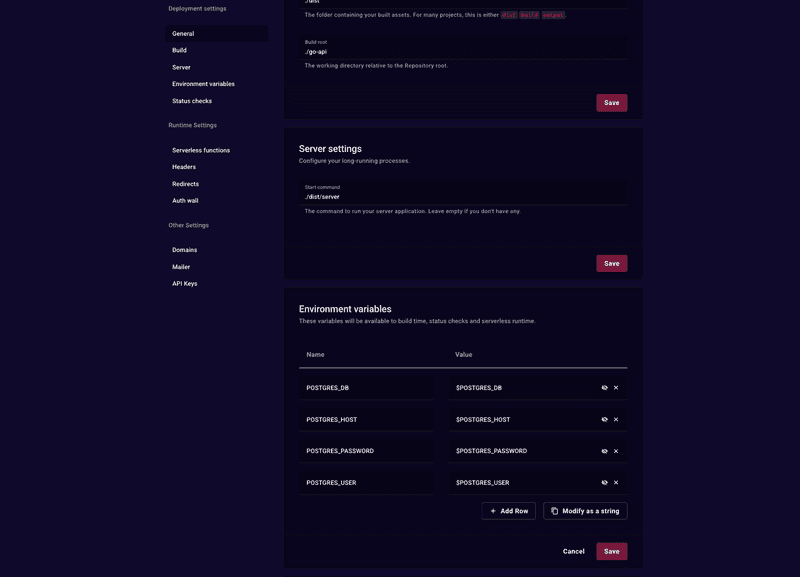 Stormkit build config