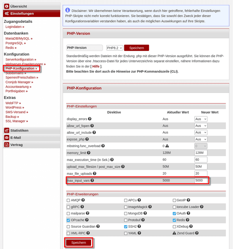 02 konsoleH max input vars de