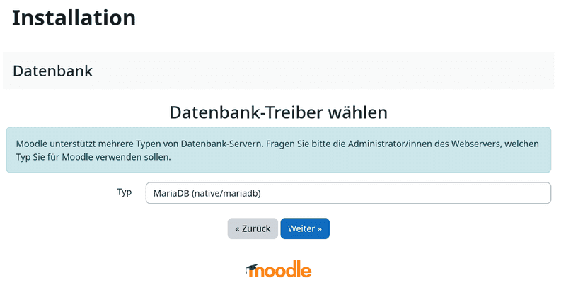 06 Moodle database type de