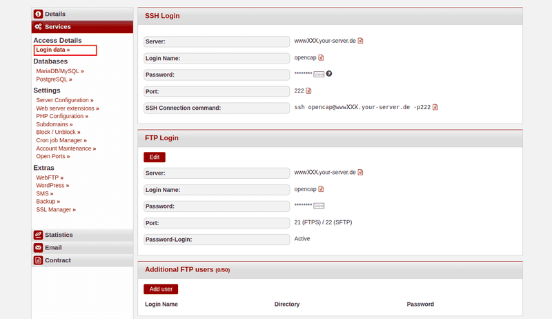 01 konsoleH ftp login data